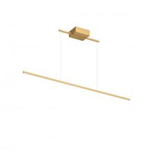 KUZCO Lighting LP18248-BG - Vega Minor 48-in Brushed Gold LED Linear Pendant