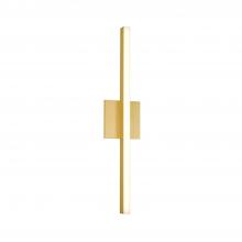 KUZCO Lighting WS10324-BG - Vega 24-in Brushed Gold LED Wall Sconce