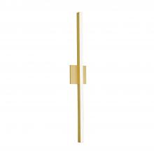 KUZCO Lighting WS10336-BG - Vega 36-in Brushed Gold LED Wall Sconce