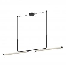 KUZCO Lighting LP73073-BK - Vesper 73-in Black LED Linear Pendant