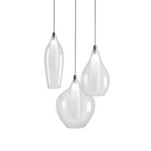 KUZCO Lighting MP3003 - Victoria 3 Head Chrome LED Multi Pendant