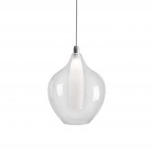 KUZCO Lighting PD3007 - Victoria 7-in Chrome LED Pendant