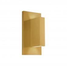 KUZCO Lighting WS22109-BG - Vista 9-in Brushed Gold LED Wall Sconce