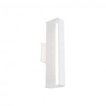 KUZCO Lighting WS7416-WH - Sleek Minimalist Rectangular LED Wall Sconce