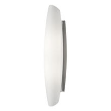 KUZCO Lighting WS6122-BN - LED Wall Sconce with Catenary Shaped White Opal Glass