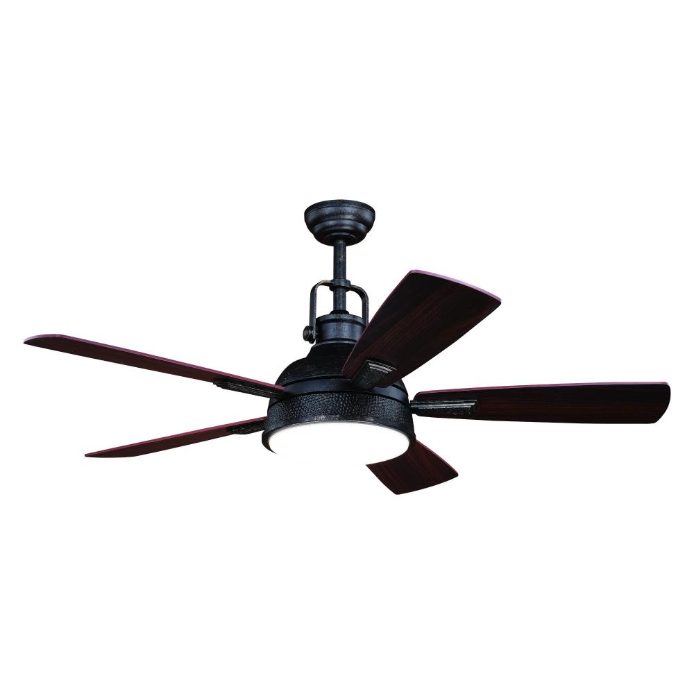 Walton LED 52-in LED Ceiling Fan Gold Stone