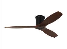 Monte Carlo Fans 3CNHSM52MBK - Collins 52-inch indoor/outdoor smart hugger ceiling fan in midnight black finish