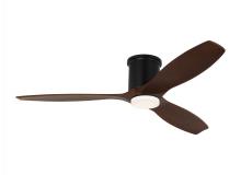 Monte Carlo Fans 3CNHSM52MBKD - Collins 52-inch indoor/outdoor Energy Star smart integrated LED dimmable hugger ceiling fan