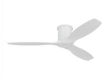 Monte Carlo Fans 3CNHSM52RZW - Collins 52-inch indoor/outdoor smart hugger ceiling fan in matte white finish