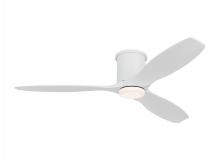 Monte Carlo Fans 3CNHSM52RZWD - Collins 52-inch indoor/outdoor Energy Star smart integrated LED dimmable hugger ceiling fan