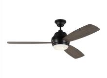 Monte Carlo Fans 3IKDR52AGPD - Ikon 52-inch indoor/outdoor integrated LED dimmable ceiling fan in aged pewter finish