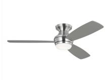 Monte Carlo Fans 3IKR52BSD - Ikon 52" Dimmable Integrated LED Indoor Brushed Steel Hugger Ceiling Fan with Light Kit