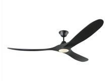 Monte Carlo Fans 3MAVR70BKBKD - Maverick 70" LED Ceiling Fan