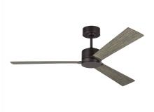 Monte Carlo Fans 3RZR52AGP - Rozzen 52"Indoor/Outdoor Aged Pewter Ceiling Fan with Handheld Remote Control and Reversible Mot