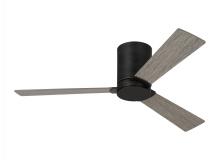 Monte Carlo Fans 3RZHR52AGP - Rozzen 52-inch indoor/outdoor Energy Star hugger ceiling fan in aged pewter finish