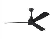 Monte Carlo Fans 3STMSM60MBKD - Streaming Smart 60" Dimmable Indoor/Outdoor Integrated LED Black Ceiling Fan