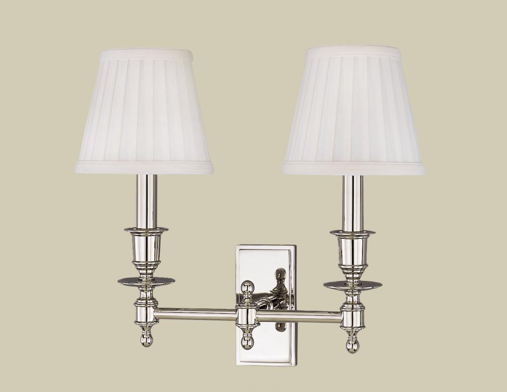 2 LIGHT WALL SCONCE