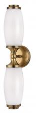 Hudson Valley 1682-AGB - 2 LIGHT WALL SCONCE