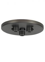 Feiss - Generation Lighting 700TDMRD3TW - Line-Voltage Mini Canopy 3 Port Round