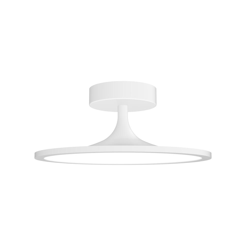 Issa 12-in White LED Semi Flush Mount