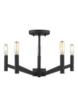 Generation - Designer 7724305-112 - Vector Five Light Semi-Flush Mount