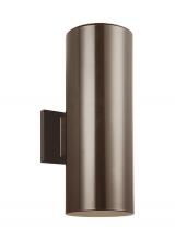 Generation - Designer 8413897S-10 - Outdoor Cylinders Small 2 LED Wall Lantern