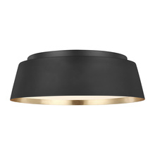 Generation - Designer EF1003MBK - Asher Medium Flush Mount