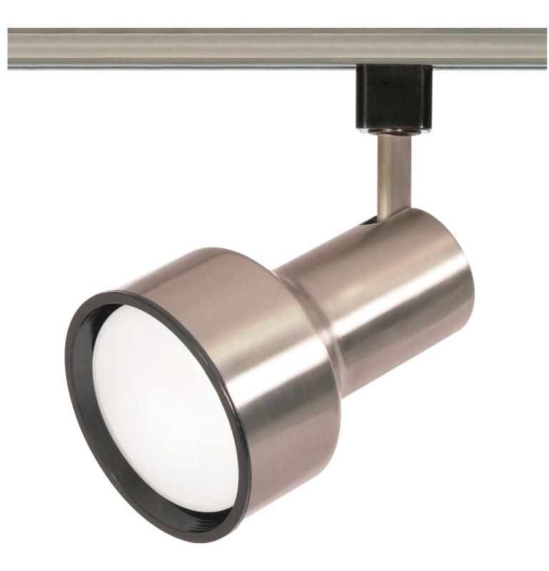 1 Light - R30 - Track Head - Step Cylinder - Brushed Nickel Finish