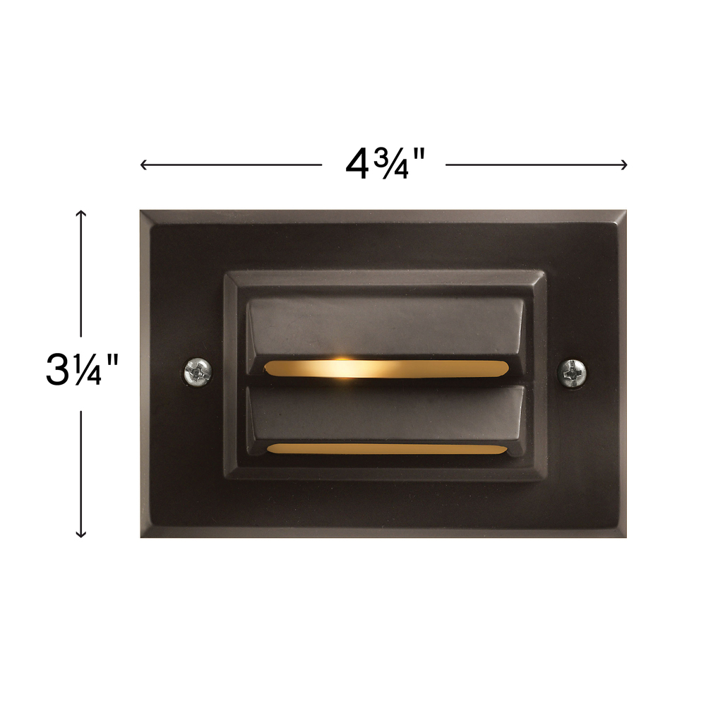 12V Horizontal LED Deck Sconce