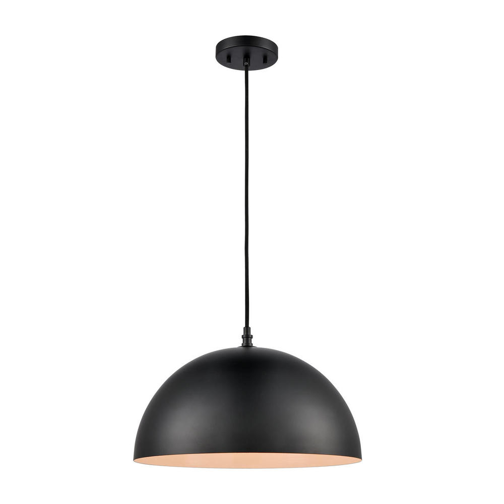 Thomas - Chelsea 16'' Wide 1-Light Pendant - Black