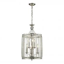 ELK Home 31502/3+3 - Aubree 3+3 Light Pendant In Polished Nickel