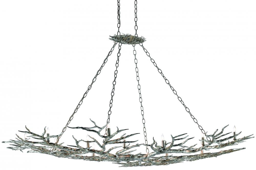 Rainforest Large Silver Chandelier