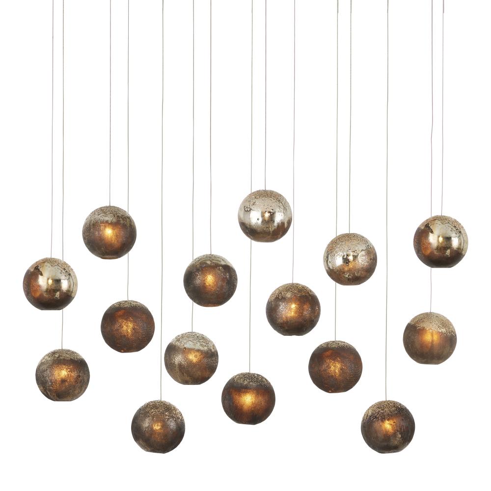 Pathos 15-Light Linear Multi-Drop Pendant