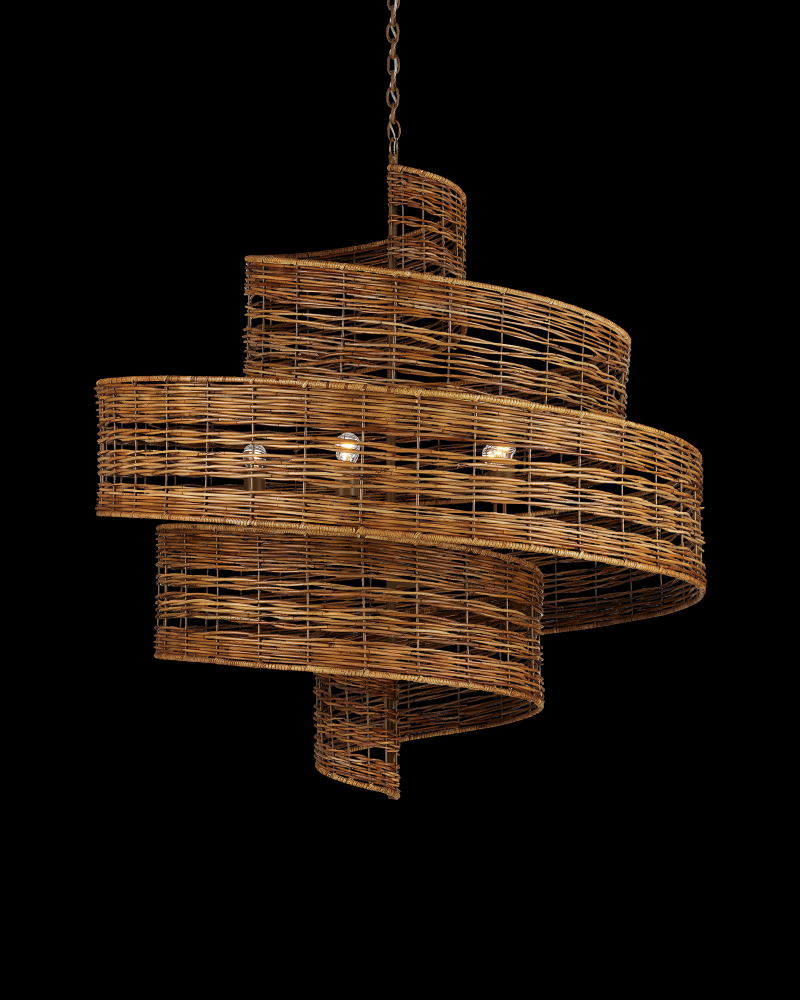 Saisei Grande Rattan Chandelie