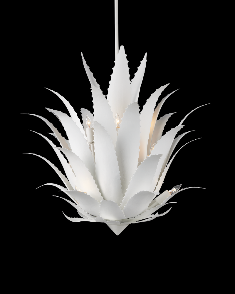 Agave White Chandelier