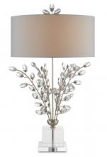Currey 6000-0727 - Forget-Me-Not Silver Table Lamp