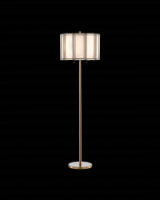 Currey 8000-0090 - Daze Brass Floor Lamp