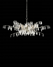 Currey 9000-0608 - Forest Dawn Silver Chandelier