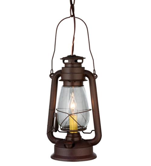 7"W Miners Lantern Mini Pendant