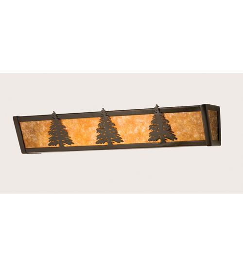 24" Wide Pine Tree Vanity Light