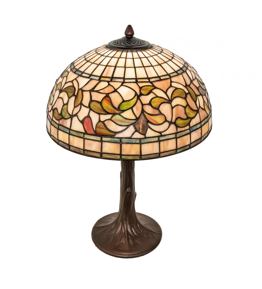 23" High Tiffany Turning Leaf Table Lamp