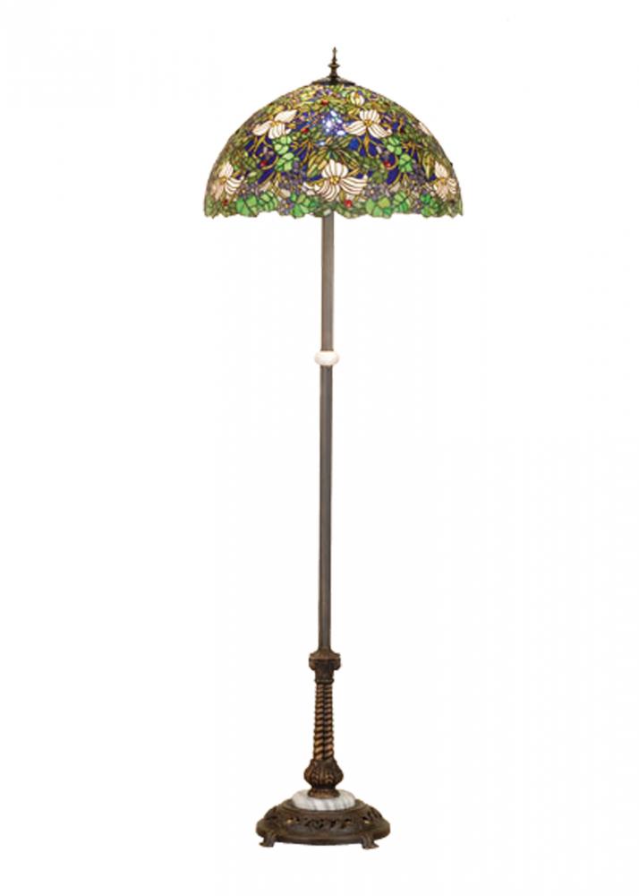 60"H Trillium & Violet Floor Lamp