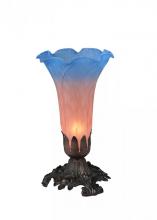 Meyda White 11311 - 8" High Pink/Blue Accent Lamp