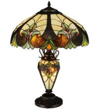 Meyda White 134528 - 25"H Sebastian Table Lamp