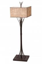 Meyda White 172409 - 63"H Ramus Floor Lamp