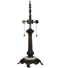 Meyda White 18653 - 26.5" High Rope 2 Light Table Base