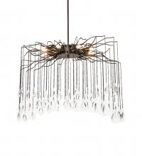 Meyda White 224475 - 48" Long Aranha Chandelier