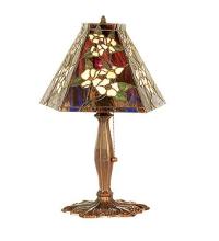 Meyda White 81619 - 19" High Oriental Peony Accent Lamp